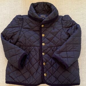 Polo by Ralph Lauren Kids Dark Blue Quilted Puffer Jacket